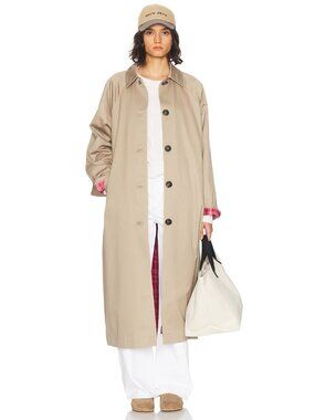 Saks Potts Noah Coat in Taupe